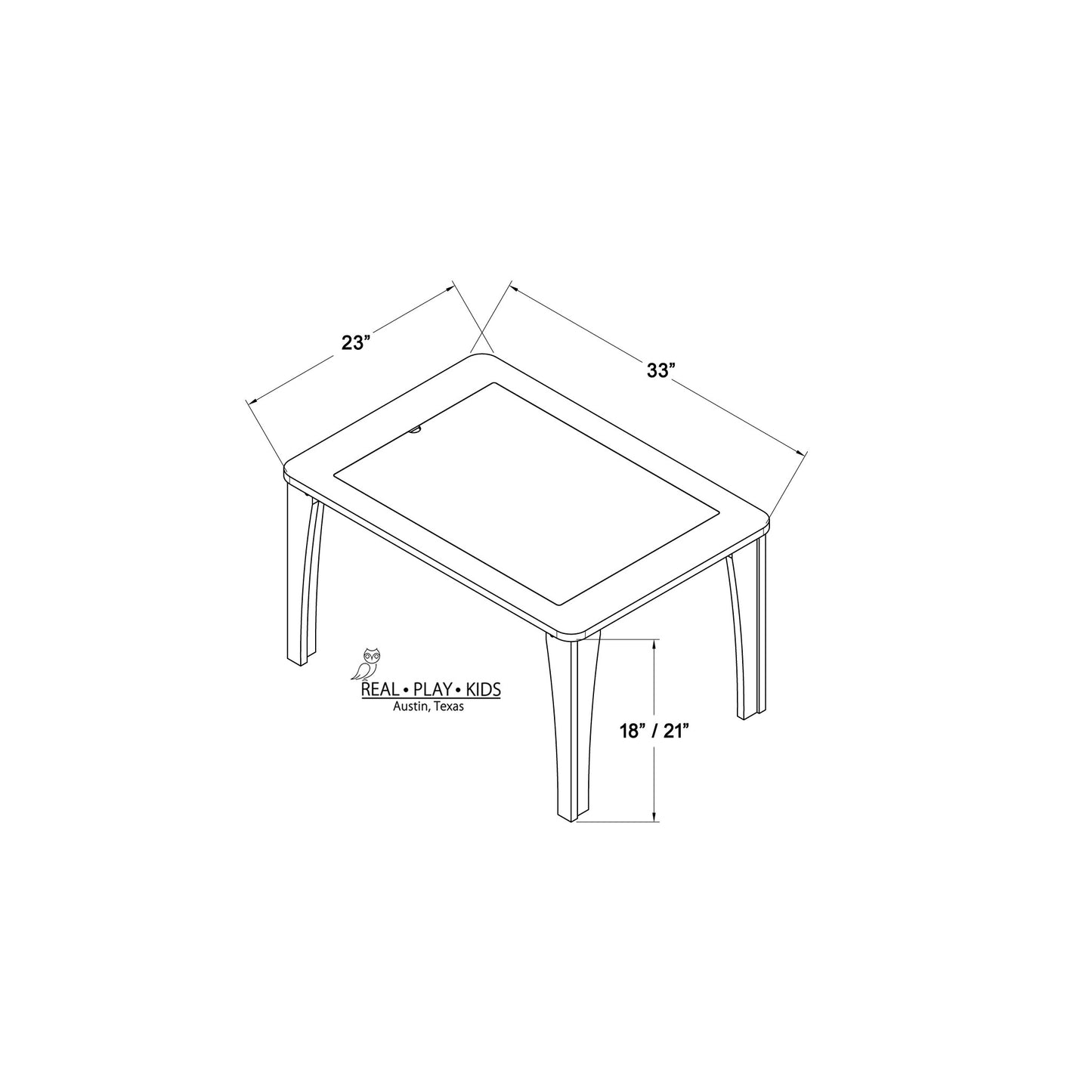 Sensory Table Single Lid